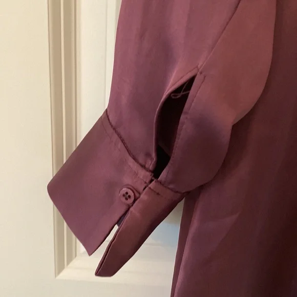 Purple wrap dress - Picture 5 of 7